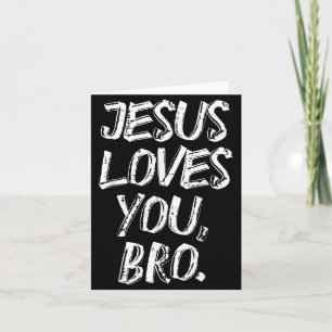 Jesus älskar bror religiös Gud Jesus kristna barn Kort