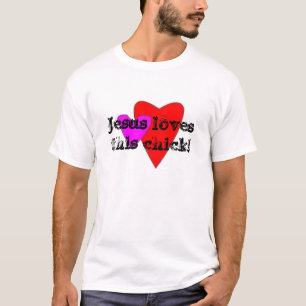 Jesus älskar denna chick! t-shirt