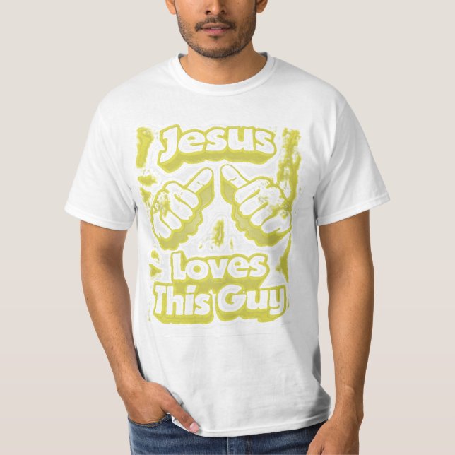 Jesus älskar denna grabbT-tröja T-shirt (Framsida)