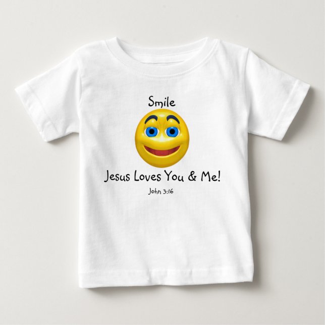Jesus älskar dig Anpassa den T Shirt (Framsida)