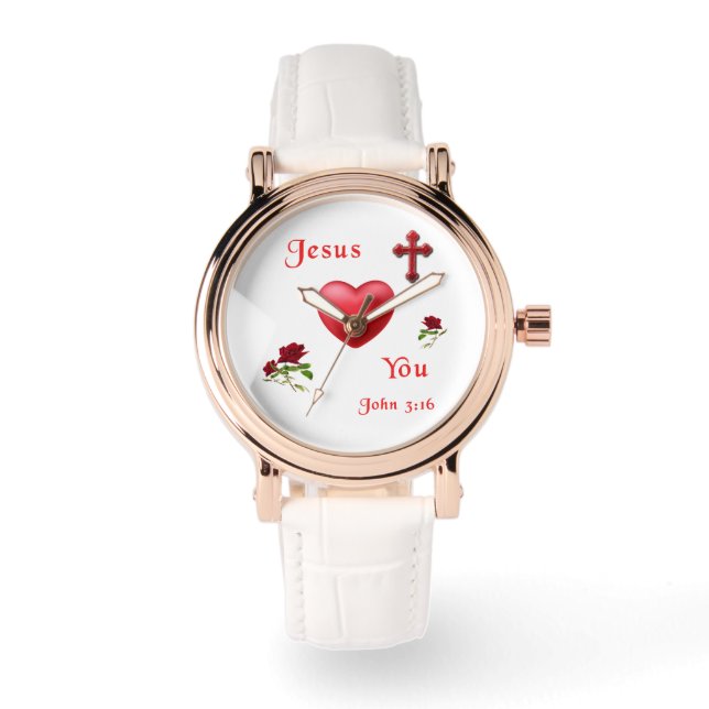 jesus älskar dig armbandsur (Framsida)