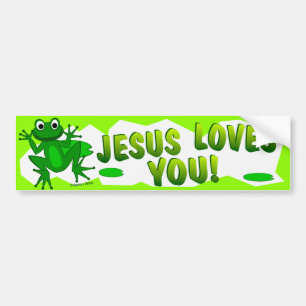 Jesus älskar dig! bildekal