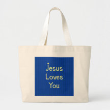 Jesus älskar dig Jumbo-taska