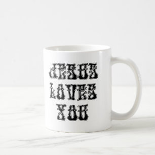 Jesus älskar DIG Kaffemugg