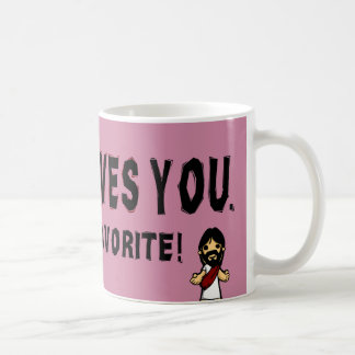 Jesus älskar dig kaffemugg