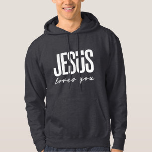 JESUS ÄLSKAR DIG KRISTEN HOODIE