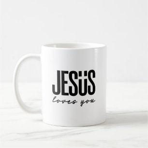 JESUS ÄLSKAR DIG KRISTEN KAFFEMUGG