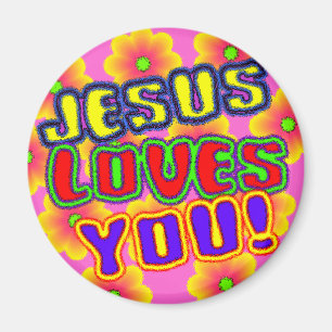 Jesus älskar dig! Magnet
