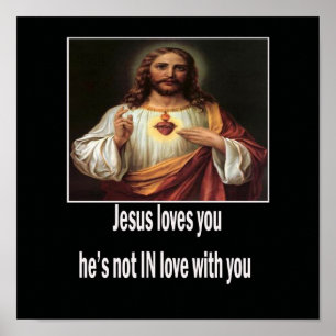 jesus älskar dig poster