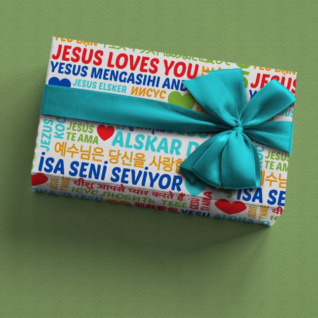 Jesus älskar dig presentpapper (Skapare uppladdad)