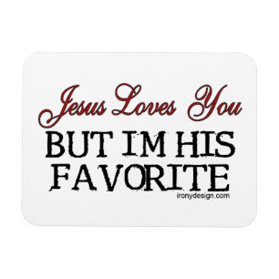 Jesus älskar dig som är favorit- magnet