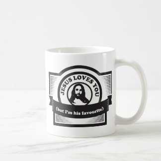 Jesus älskar dig som är rolig kaffemugg