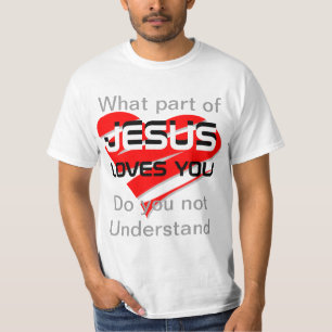 JESUS ÄLSKAR DIG T-SKJORTAN TEE