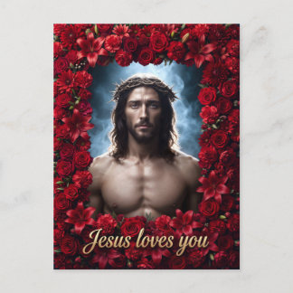 Jesus älskar dig vykort