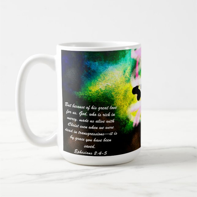 jesus älskar kaffemugg (Vänster)