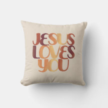 Jesus älskar kristen typsnittsdesign