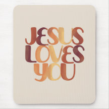 Jesus älskar kristen typsnittsdesign