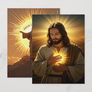 Jesus älskar mig 2025 Holiday Faith 2026 Helg Vykort