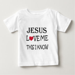 Jesus älskar mig detta som jag vet t shirt