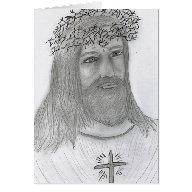 Jesus älskar mig hälsningskort (Framsidan)