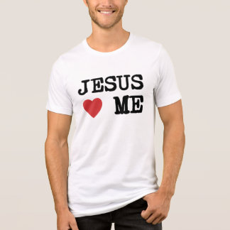 Jesus älskar mig kristen t-shirt