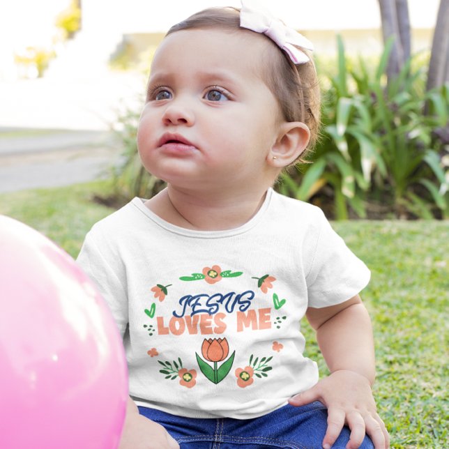 JESUS ÄLSKAR MIG Kristna T Shirt (Skapare uppladdad)