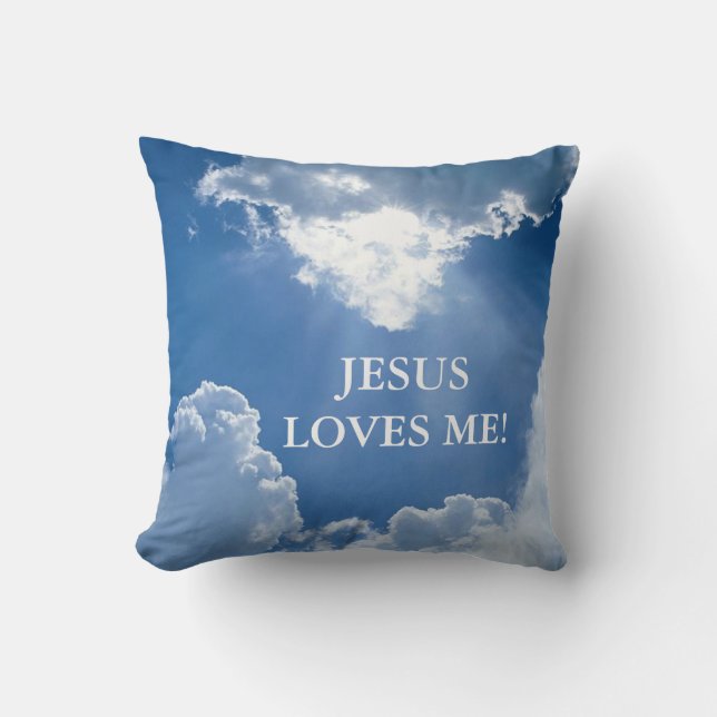 Jesus älskar mig kudder kudde (Framsida)