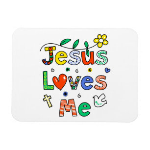 Jesus älskar mig magnet