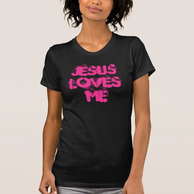 Jesus älskar mig t-shirt (Framsida)