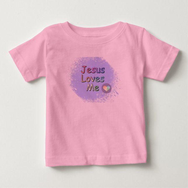 Jesus älskar mig t-shirt (Framsida)