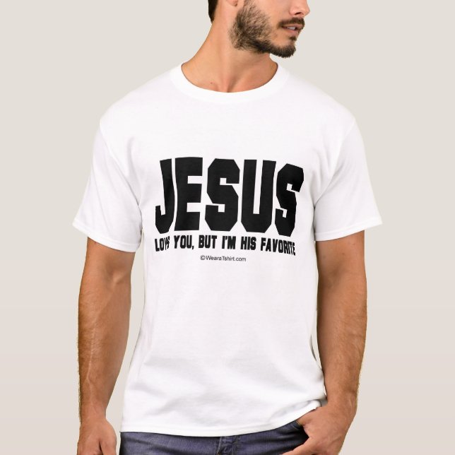 Jesus älskar mig tee shirt (Framsida)