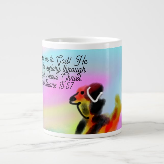jesus älskar oss jumbo mugg (Framsidan)