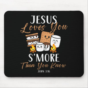 Jesus älskar s'more kristen kyrka campare camping musmatta