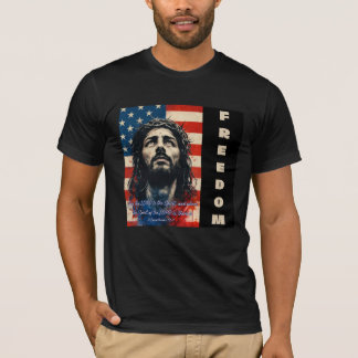 Jesus American Flagga T-Shirt | 2 Corinthians 13:7
