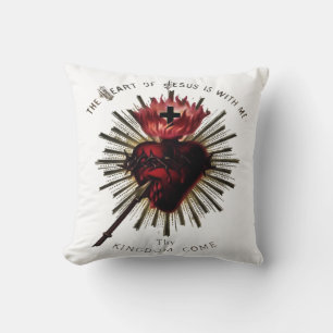 Jesus amerikanska MoJo Pillows hjärta Kudde