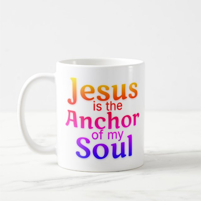 Jesus Anchor Soul Blutooth Kaffemugg (Vänster)