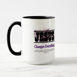 Jesus ändrar allt mugg