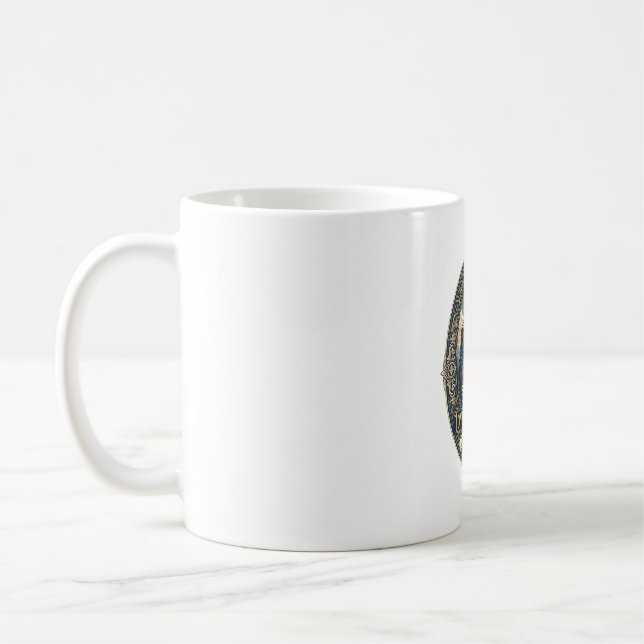 Jesus Änka Änkling Uppmuntran Vintage Tröja Ch Kaffemugg (Vänster)