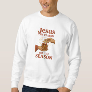 Jesus, anledningen till julen - jul lång ärmad tröja