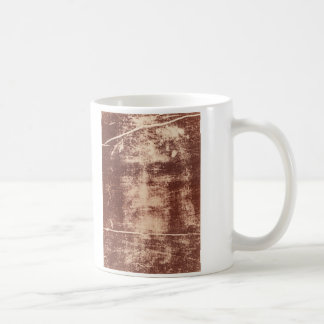 Jesus ansikte som är nära upp på dölja av Turin Kaffemugg
