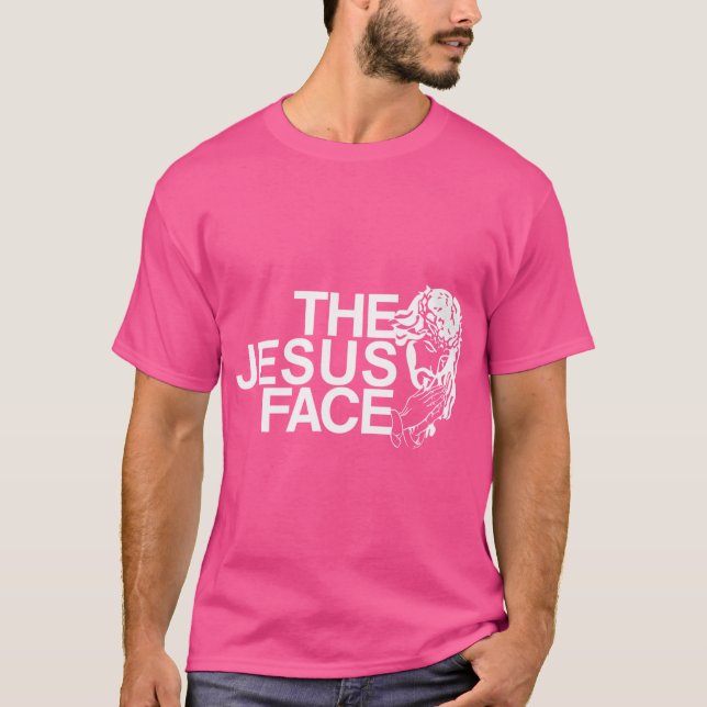 Jesus Ansikte T Shirt (Framsida)