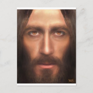 Jesus ansikte vykort