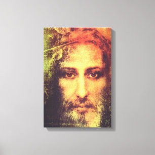 Jesus ansiktekanfas canvastryck