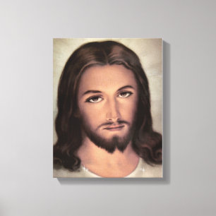 Jesus ansikteporträtt canvastryck