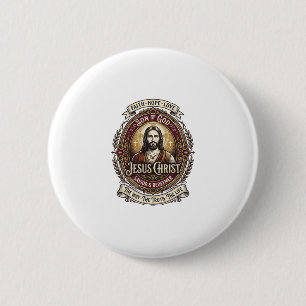 Jesus Antikviteter Arv Grafik T-Shirt Kristet Kons Knapp