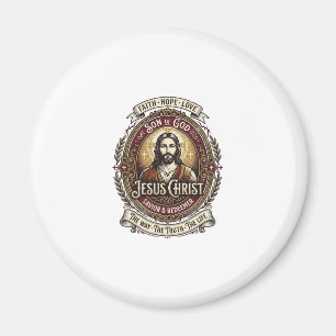 Jesus Antikviteter Arv Grafik T-Shirt Kristet Kons Magnet