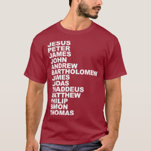 Jesus Apostles Jesus och de tolv lärarna T Shirt