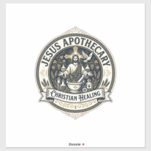 Jesus Apotek Kristet Helande Jesus Apoteket Klistermärken