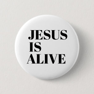 Jesus är Alive Kristus Risen citerar Guds inte Knapp