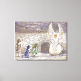 Jesus är Alive-utdragen canvas